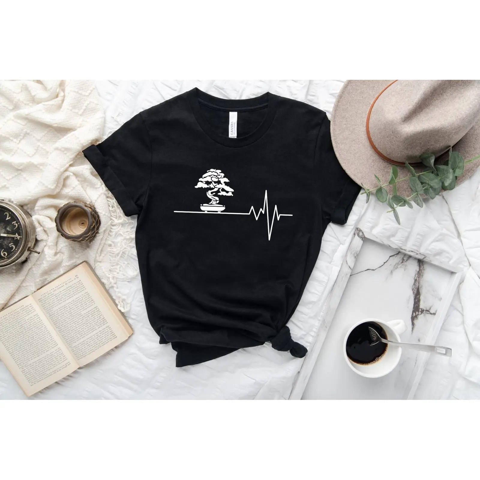 Bonsai Garden In Japan - Camiseta Bonsai Heartbeat com estampa japonesa