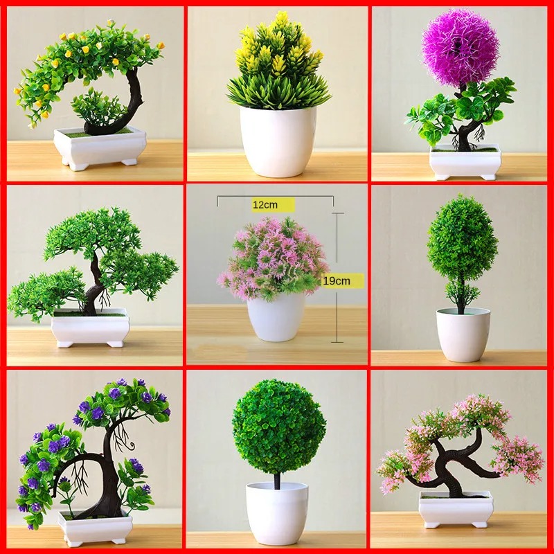 Bonsai Garden Ideas - Planta Artificial Pequena em Vaso, Bonsai