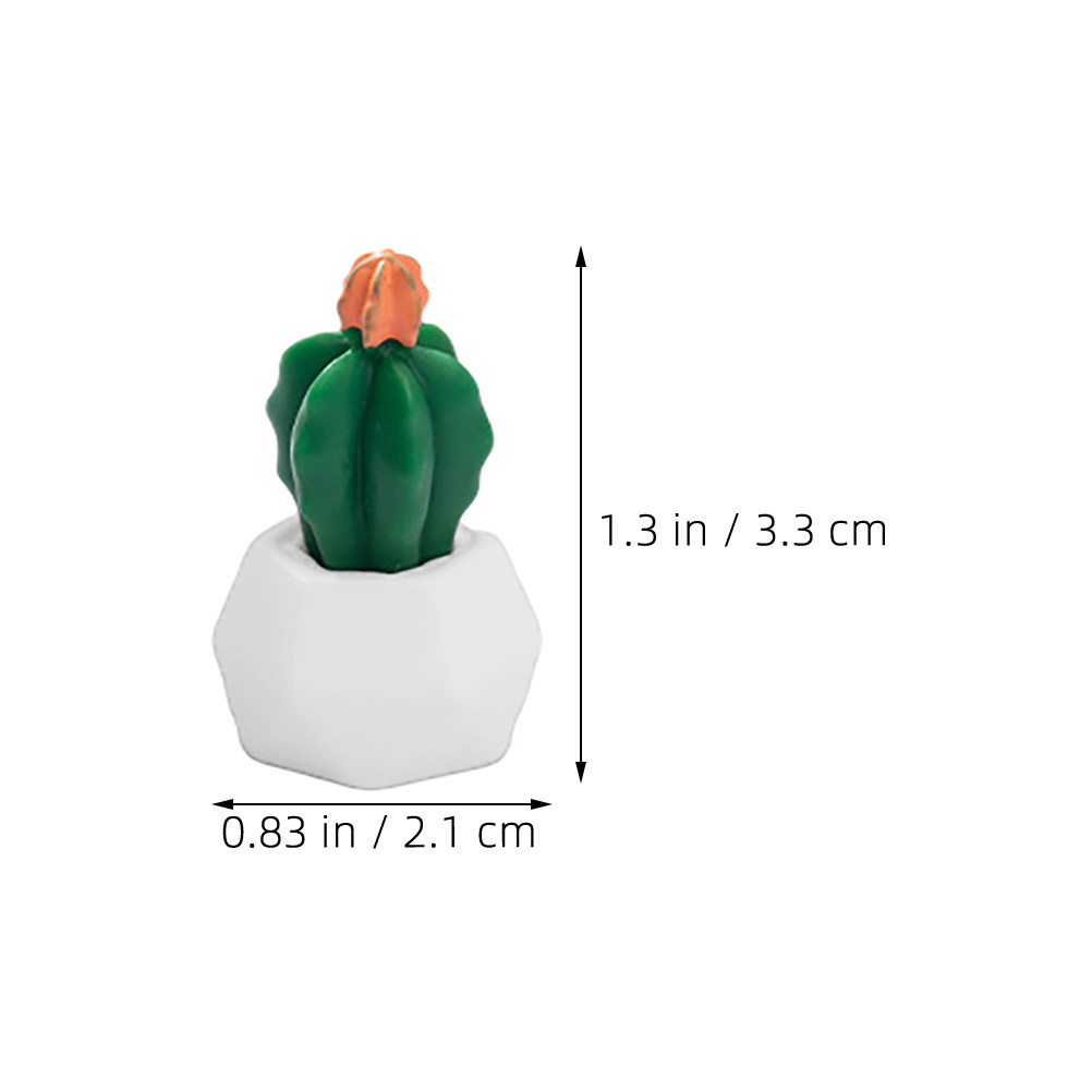 8 Peças Miniaturas de Cactos e - Bonsai Garden Desk avaliação e preço