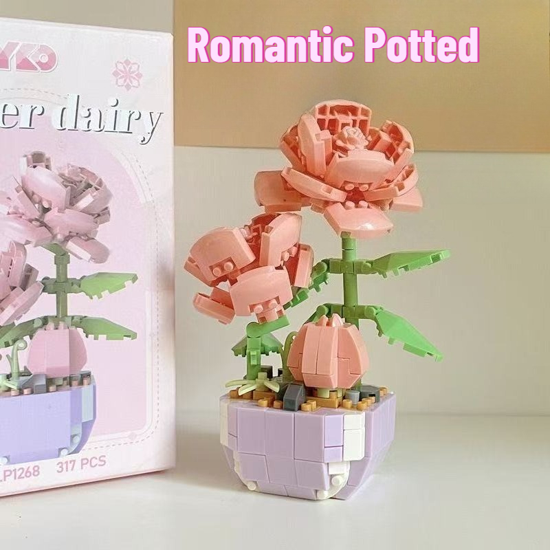 Mini vasos de flores conjuntos - Bonsai Garden Lego Set avaliação e preço