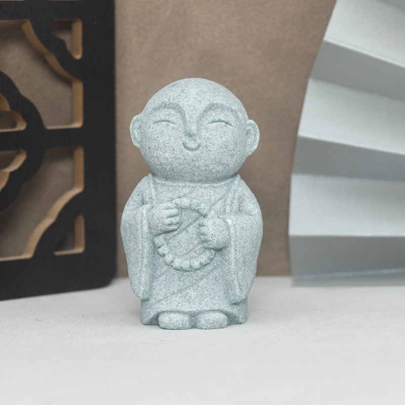 Mini Buda Estátua de Pedra par - Bonsai Garden Paris avaliação e preço
