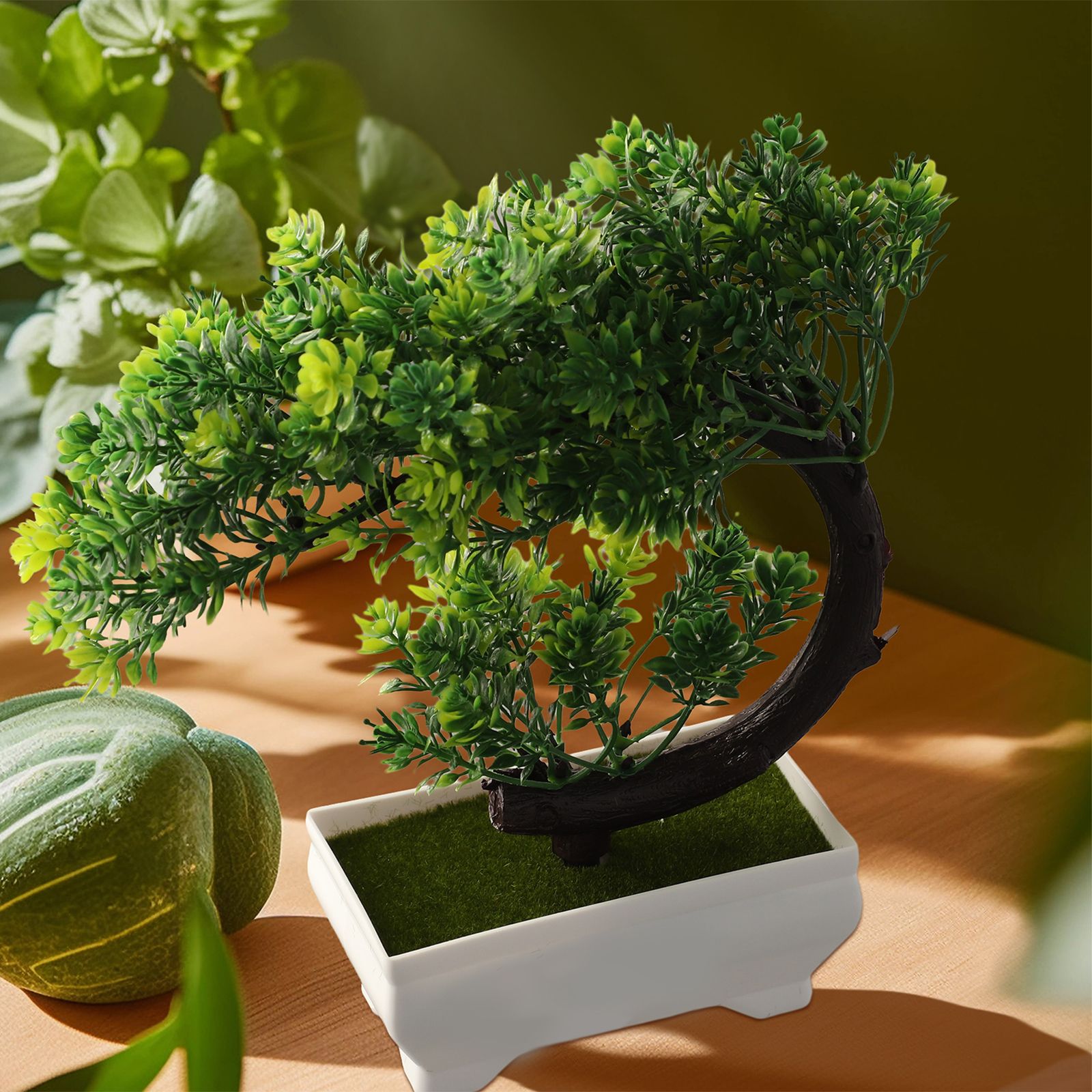 Ornamento de bonsai em vaso de - Bonsai Garden Desk avaliação e preço