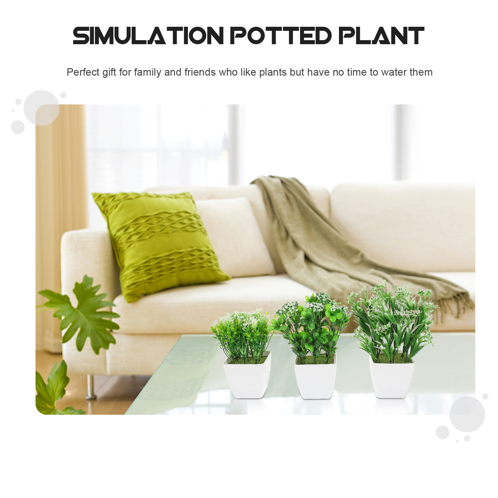 3 unidades de plantas artifici - Bonsai Garden And Cafe avaliação e preço