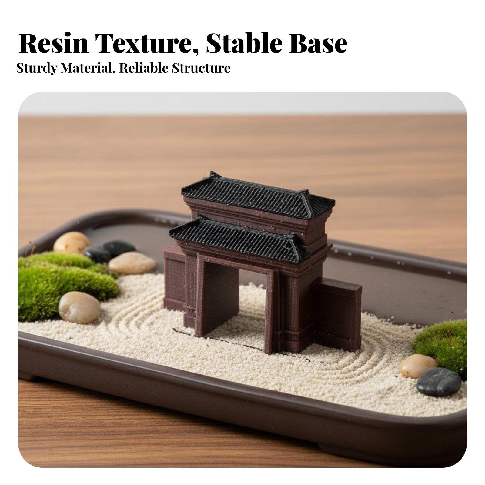 Estatueta de casa em resina, f - Bonsai Garden Desk avaliação e preço