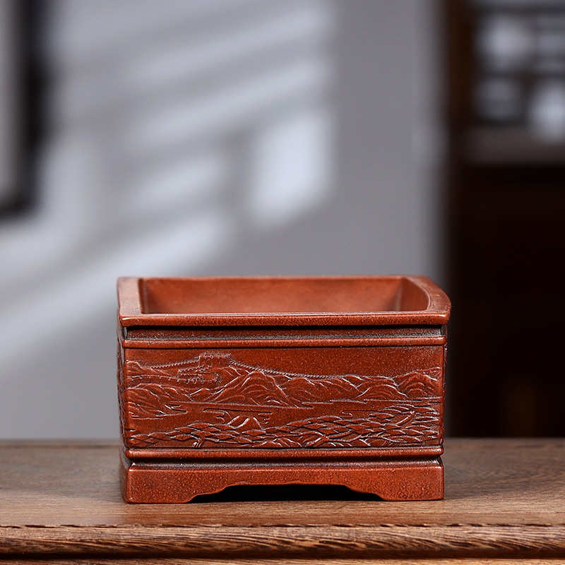 Pote de bonsai de areia roxa,  - Bonsai Garden With Sand avaliação e preço