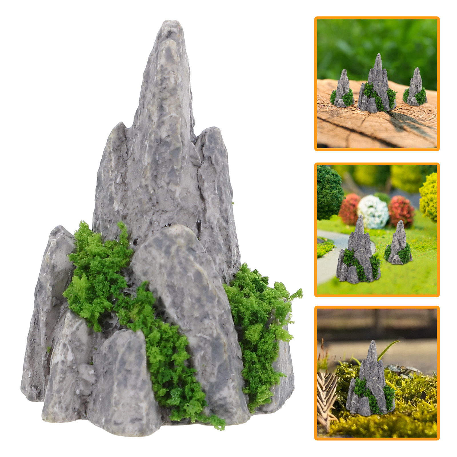 8 Peças de Ornamentos de Resin - Bonsai Garden With Sand avaliação e preço