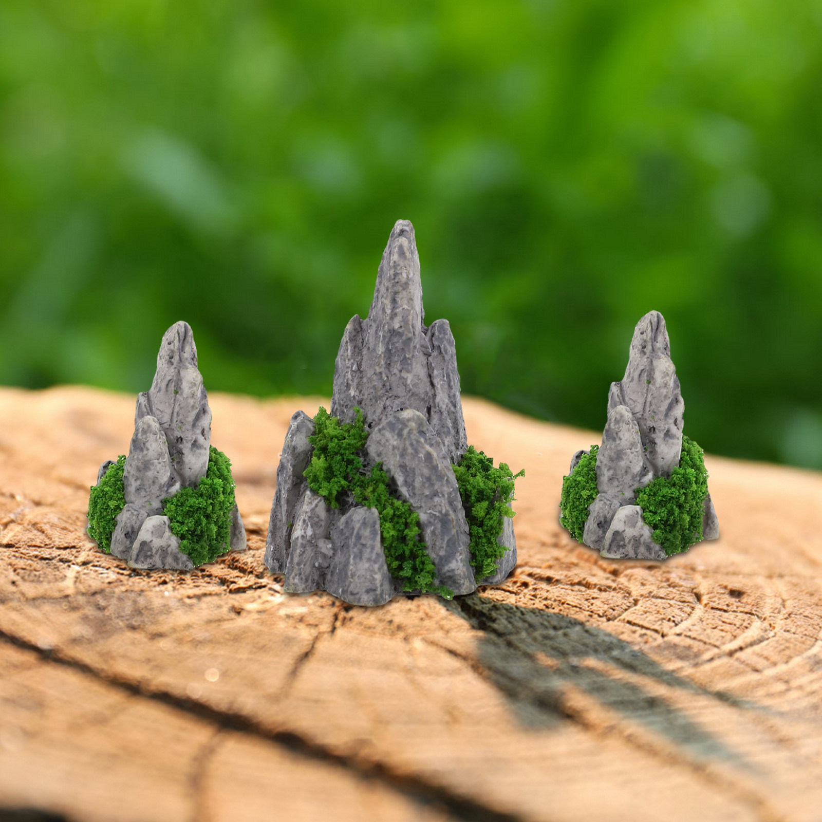 8 Peças de Ornamentos de Resin - Bonsai Garden With Sand avaliação e preço